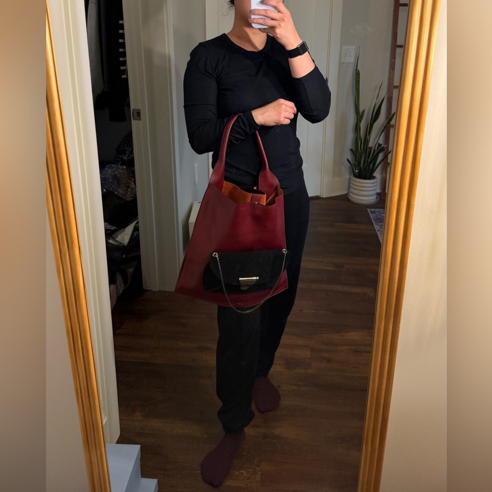 Celine Phoebe Philo-Era Double-Bag Leather Tote - Picture 4 of 10